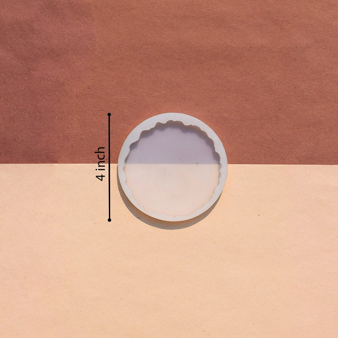 Agate round coaster 4