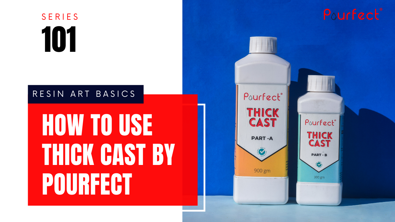 How to use Thick Cast? Step by step tutorial for resin art beginners