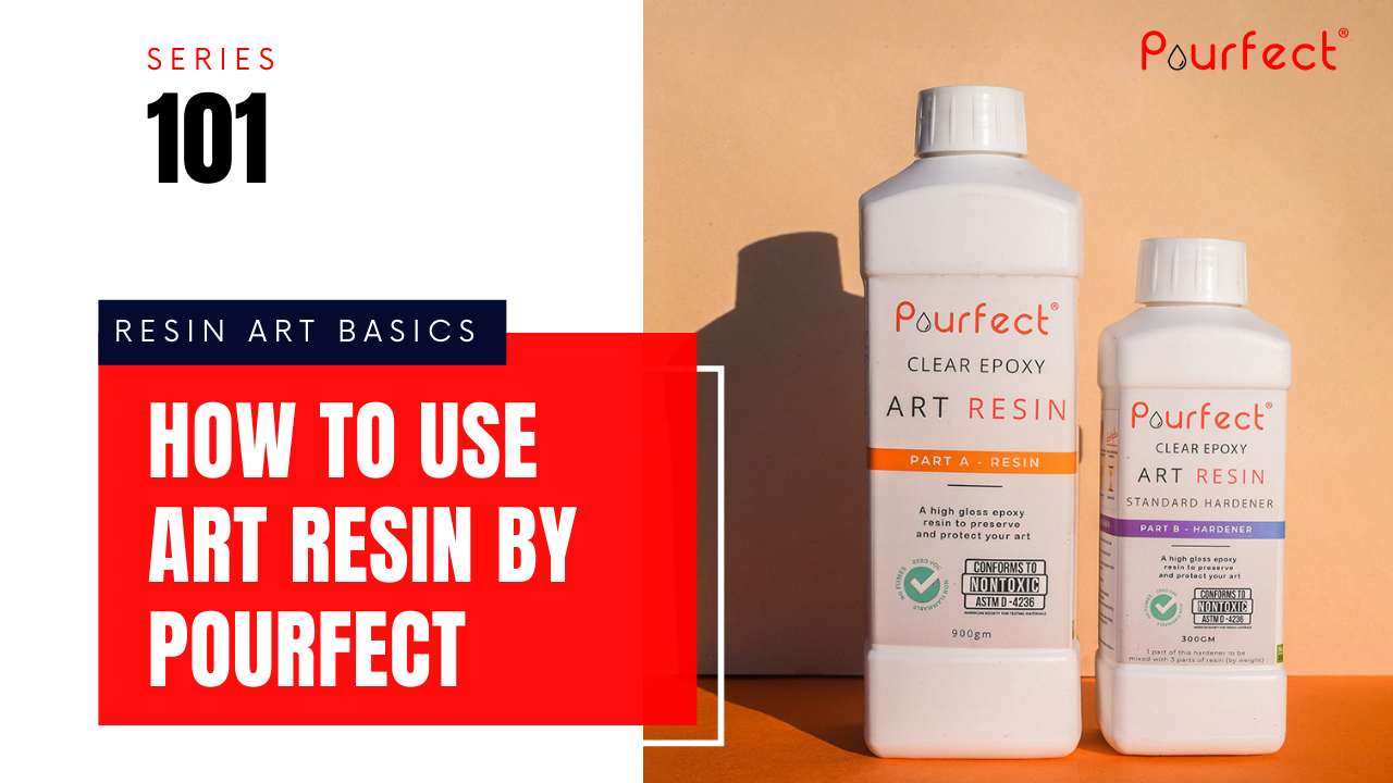 How to use 3:1 Art Resin - an easy resin art tutorial for beginners