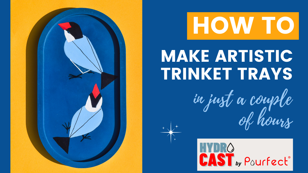 How to create artistic trinket trays for your home in just a couple of hours?